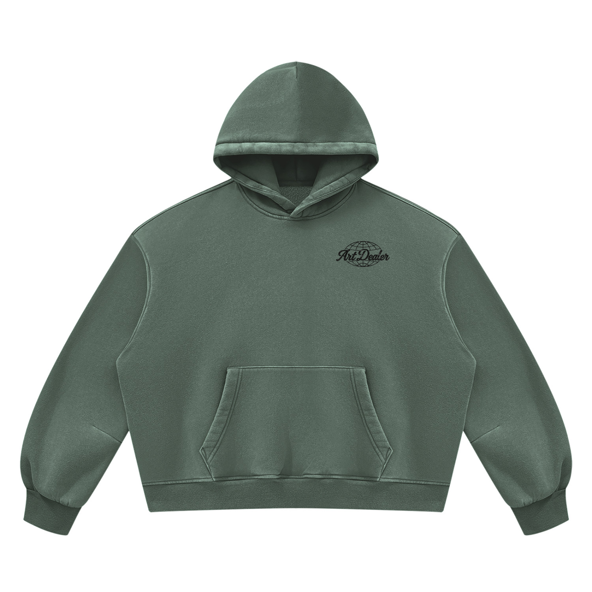 Worldwide Vintage Wash Boxy Hoodie